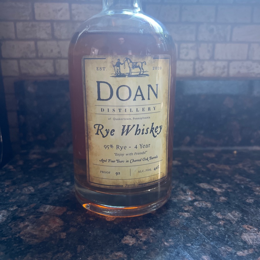Doan Distillery Rye Whiskey