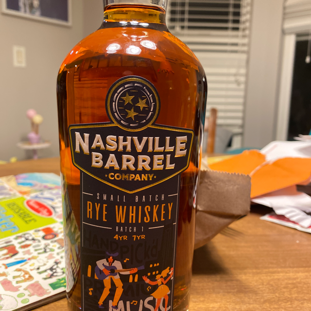 Nashville Barrel Small Batch Rye (Batch 1)