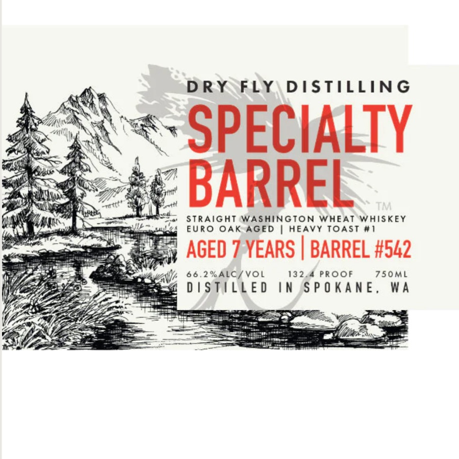 Dry Fly Specialty Barrel 7 Years Straight Washington Wheat Whiskey