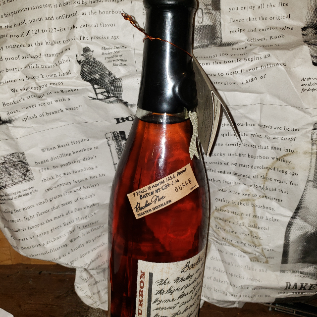 Booker's Bourbon Batch C89-E-26