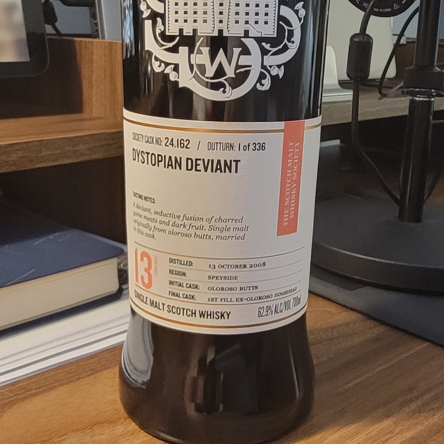 SMWS cask 24.162 Dystopian Deviant