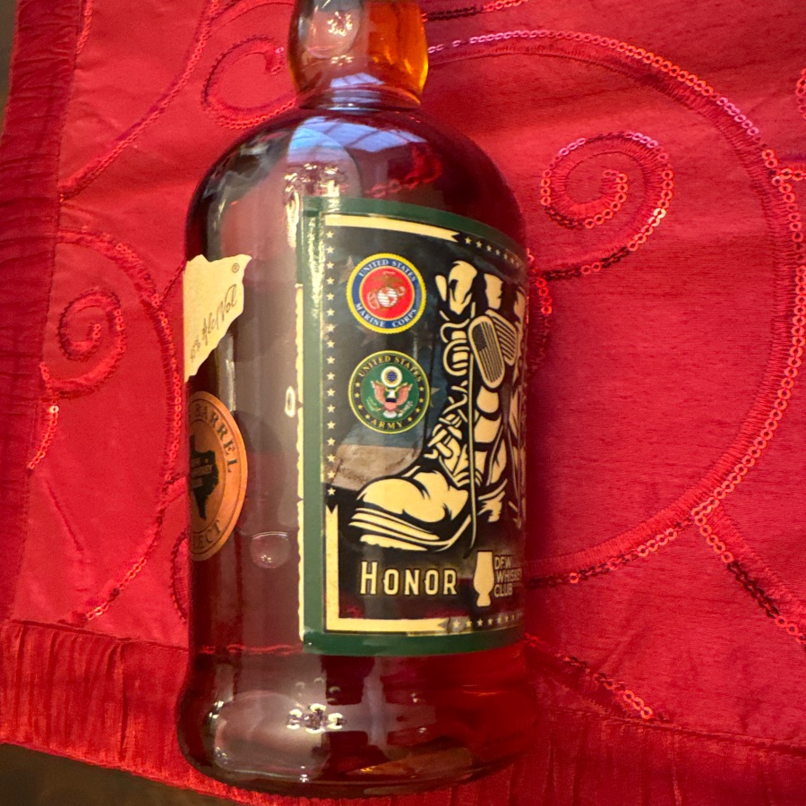 Buffalo Trace Kentucky Straight Bourbon Whiskey - DFWWC pick - Honor Flight