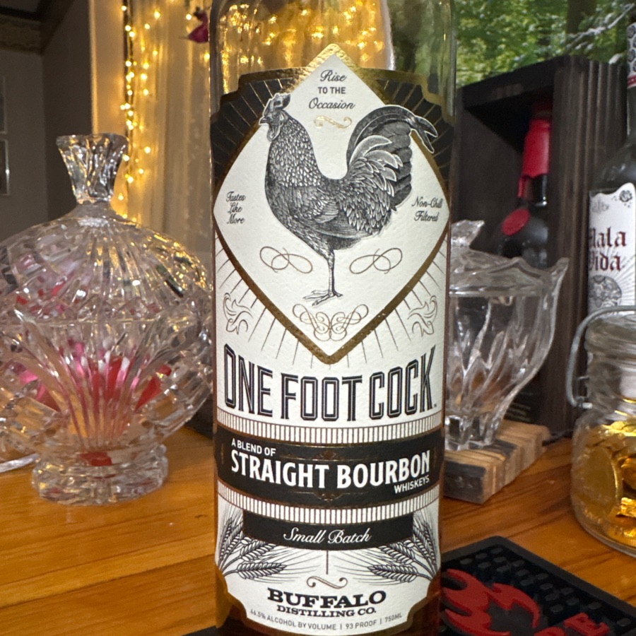 One Foot Cock Straight Bourbon small batch