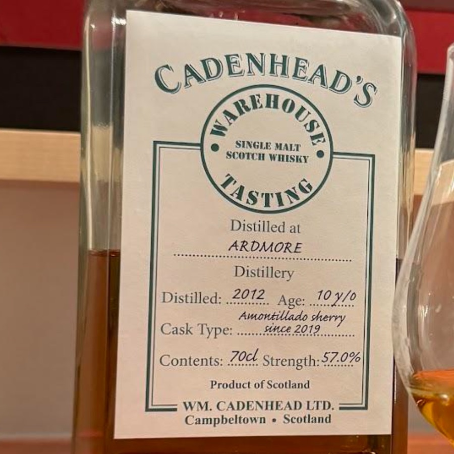 Ardmore 2012 10 Years Cadenhead's Warehouse Tasting (Campbeltown Malts Festival 2024)
