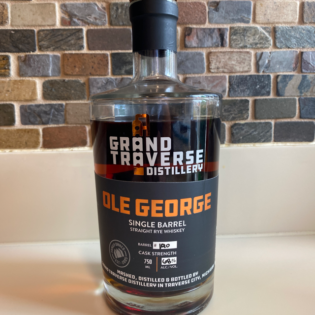 Grand Traverse Ole George Single Barrel Straight Rye