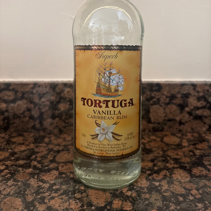 Tortuga vanilla Caribbean rum