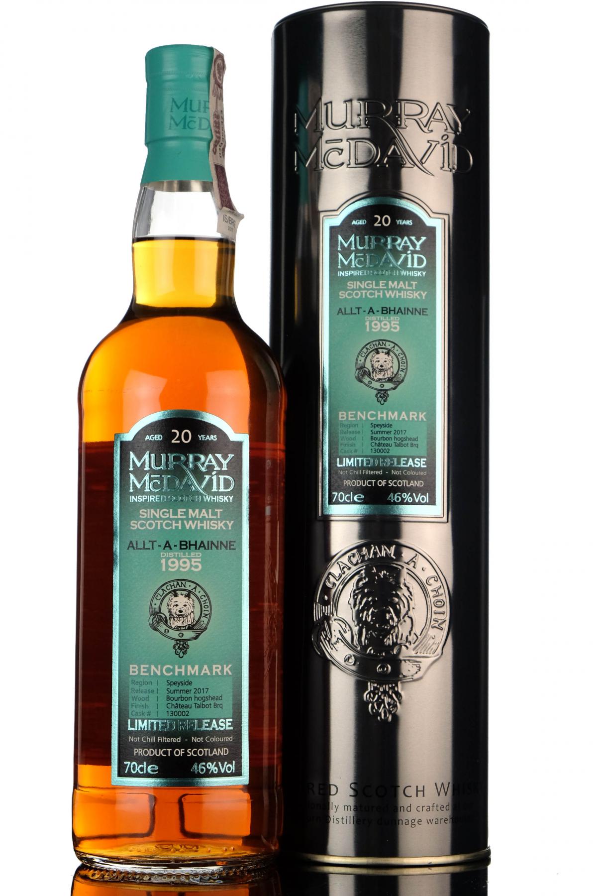 Allt-a-Bhainne 20 year 1995 Benchmark (Murray McDavid)