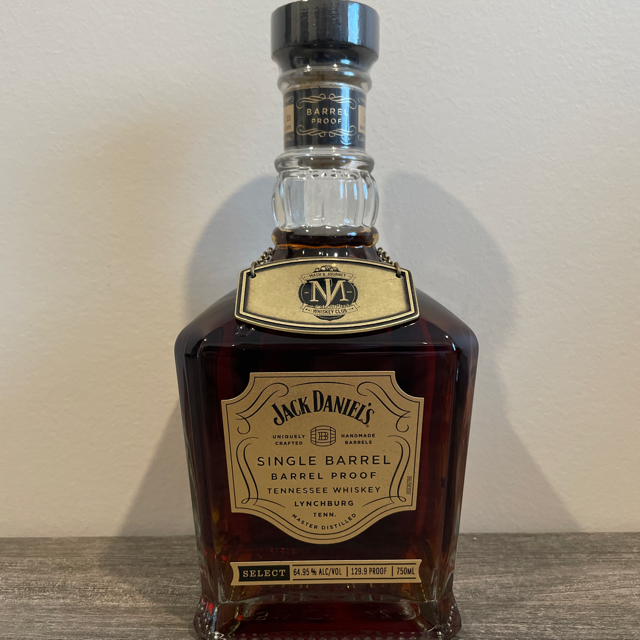 Jack Daniel's Single Barrel Barrel Proof (Mash & Journey Whiskey Club-1up Barrel)