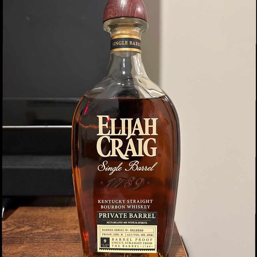 Elijah Craig Private Barrel (McFarland 400 Wine and Spirits)
