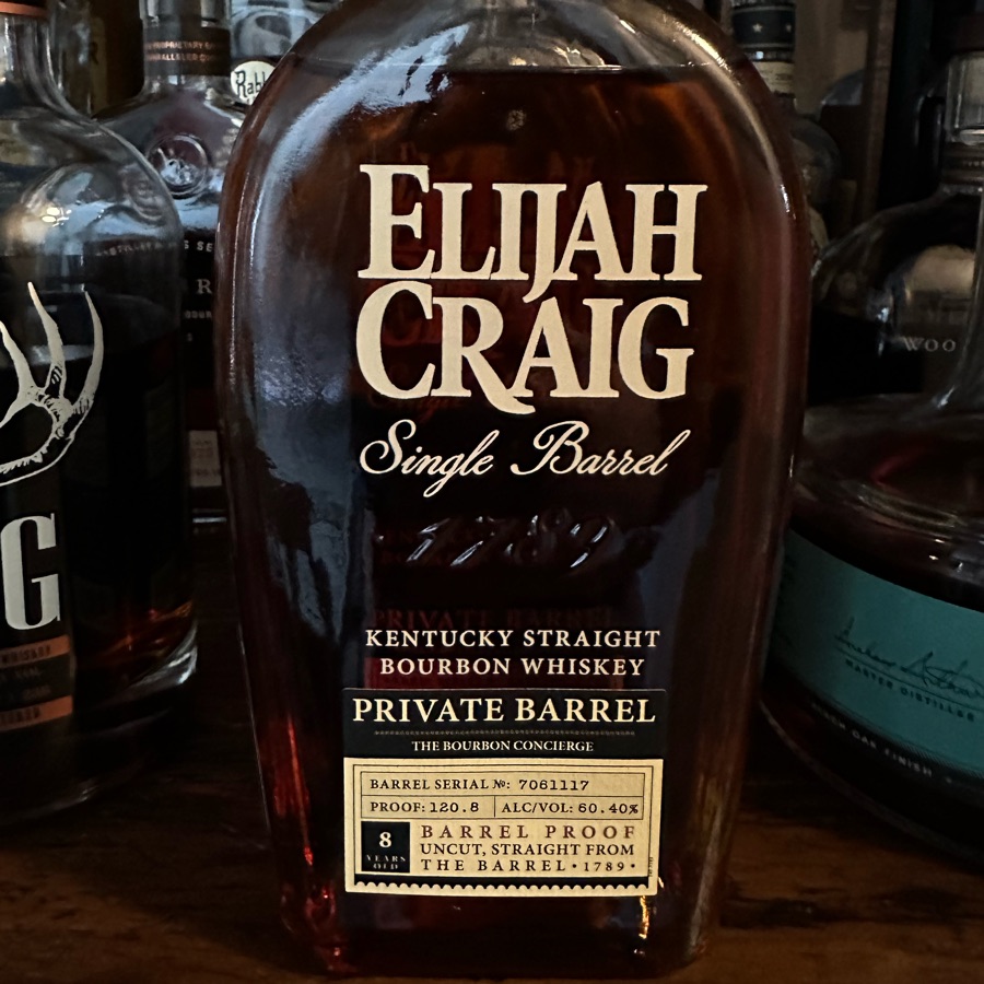 Elijah Craig Private Barrel - Barrel Proof (The Bourbon Concierge)