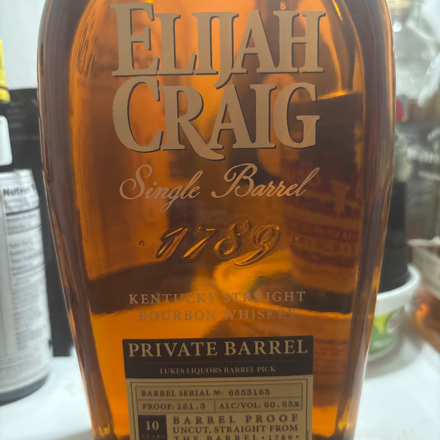 Elijah Craig Private Barrel Lukes Liquors