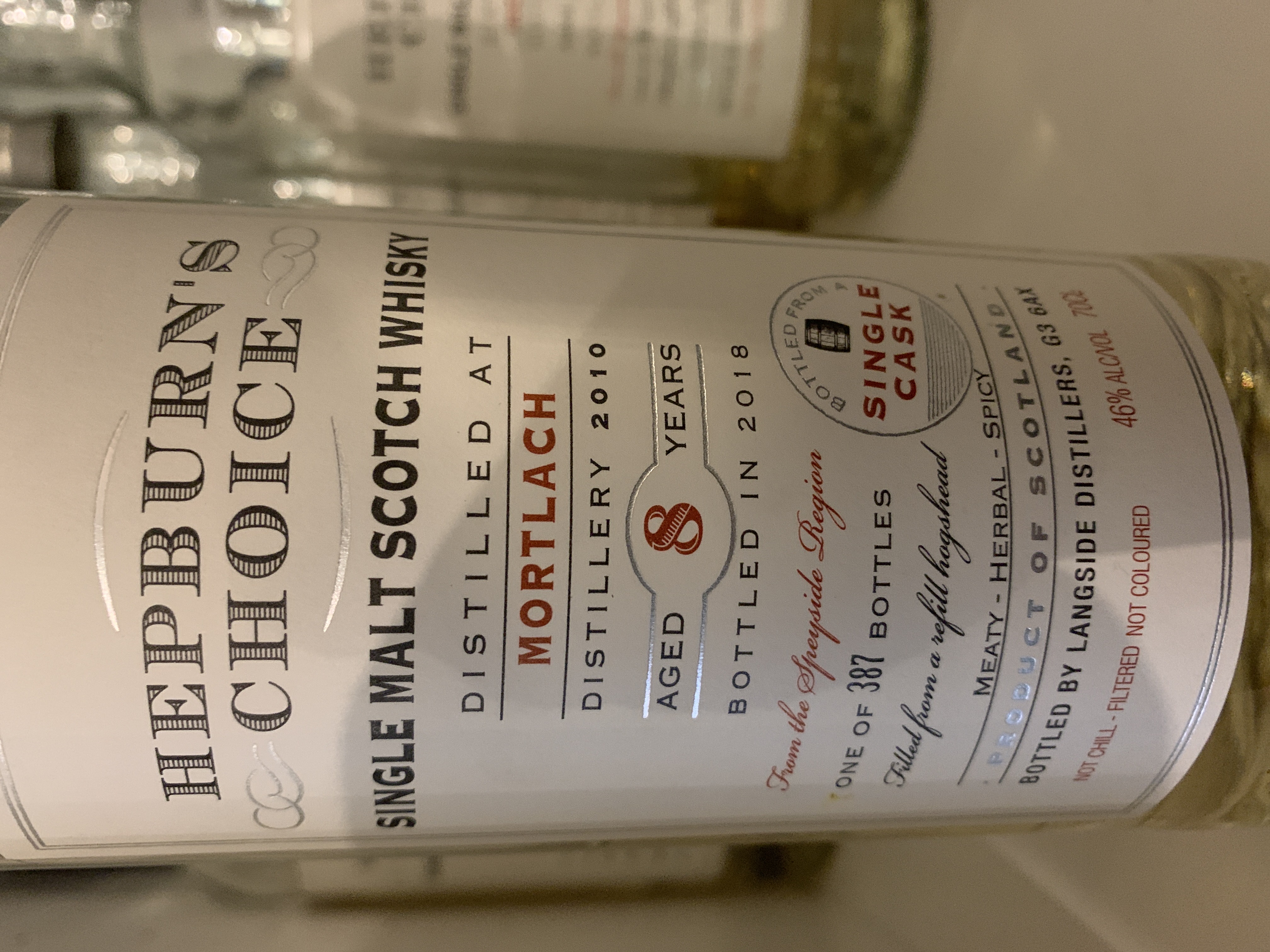 Hepburn's Choice Mortlach 2010/8 Years