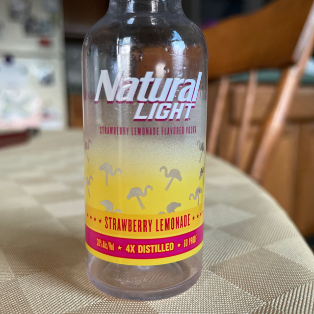 Natural Light Strawberry Lemonade Vodka