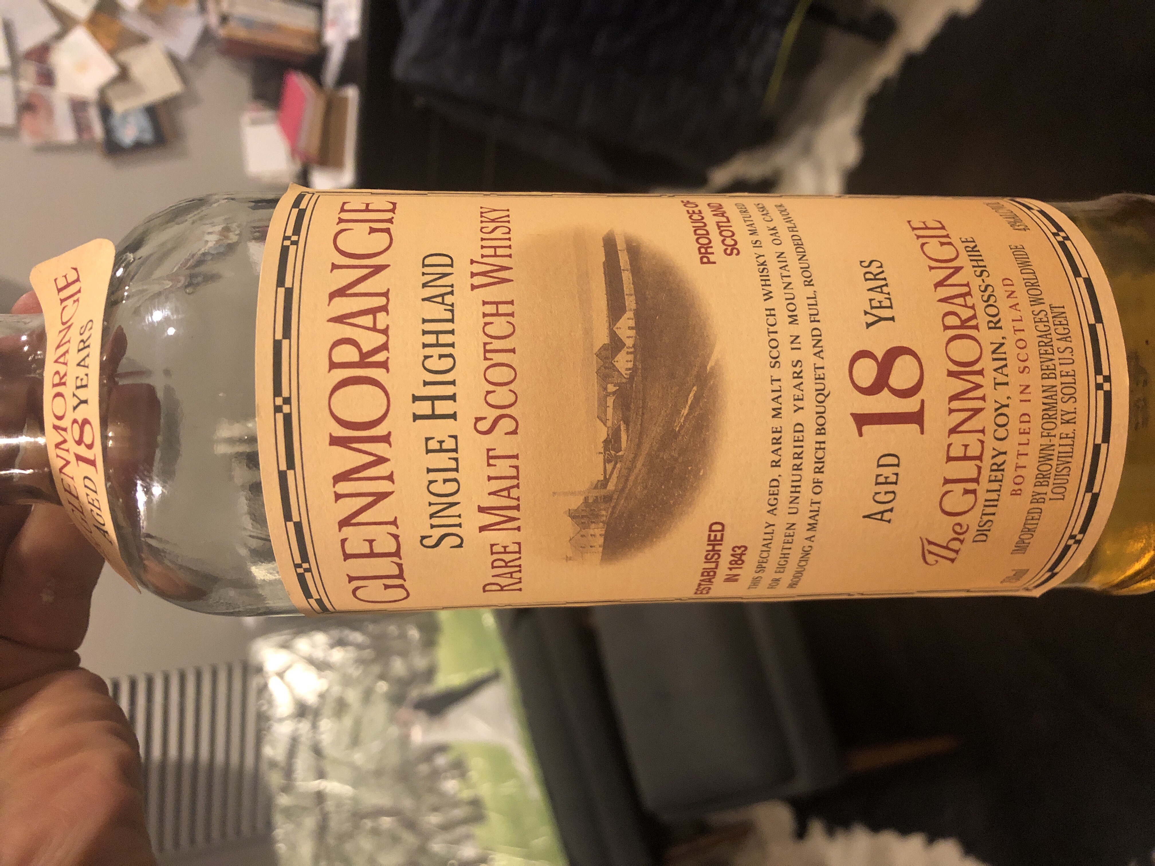 Glenmorangie Single Highland Rare Malt Scotch Whisky