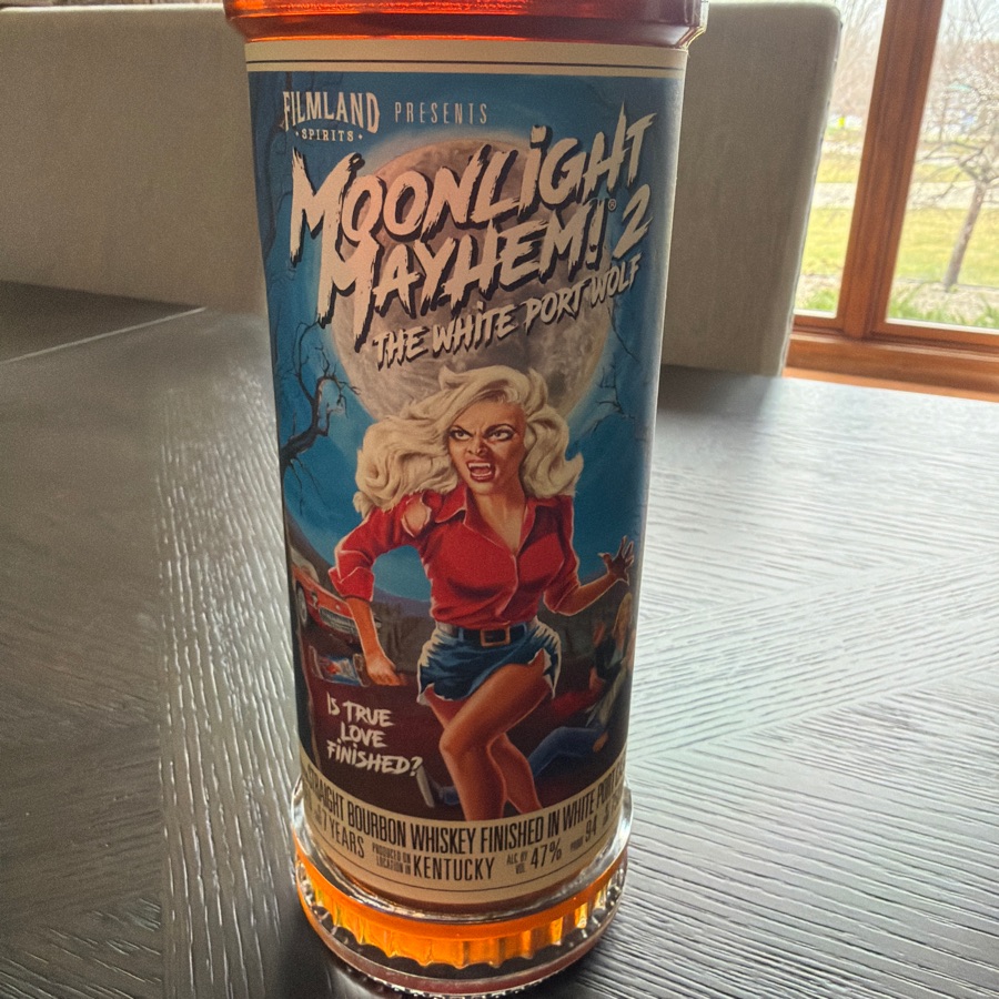 Moonlight Mayhem! 2 "The White Port Wolf" Small Batch Straight Bourbon