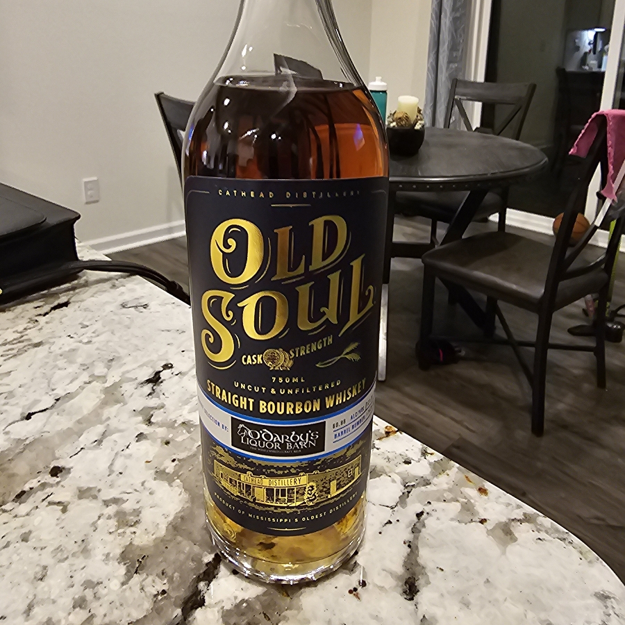 Old Soul Cask Strength  O'Darbys Straight Bourbon Whiskey