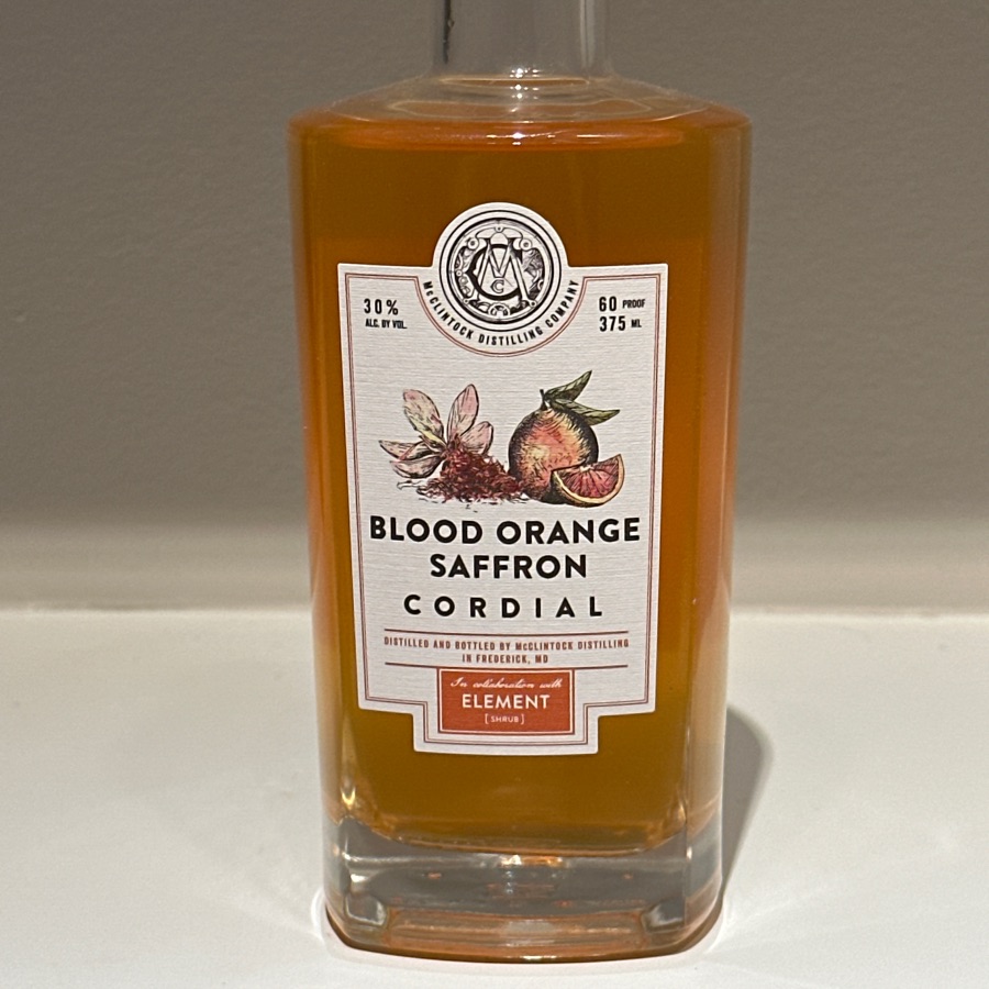 blood orange saffron cordial
