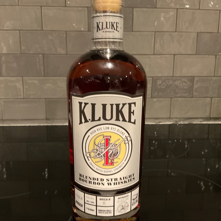 K. Luke Small Batch Barrel Strength, Batch 8