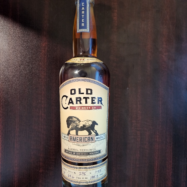 Old Carter 14 Year Straight American Whiskey Batch 8 (2022 Release)