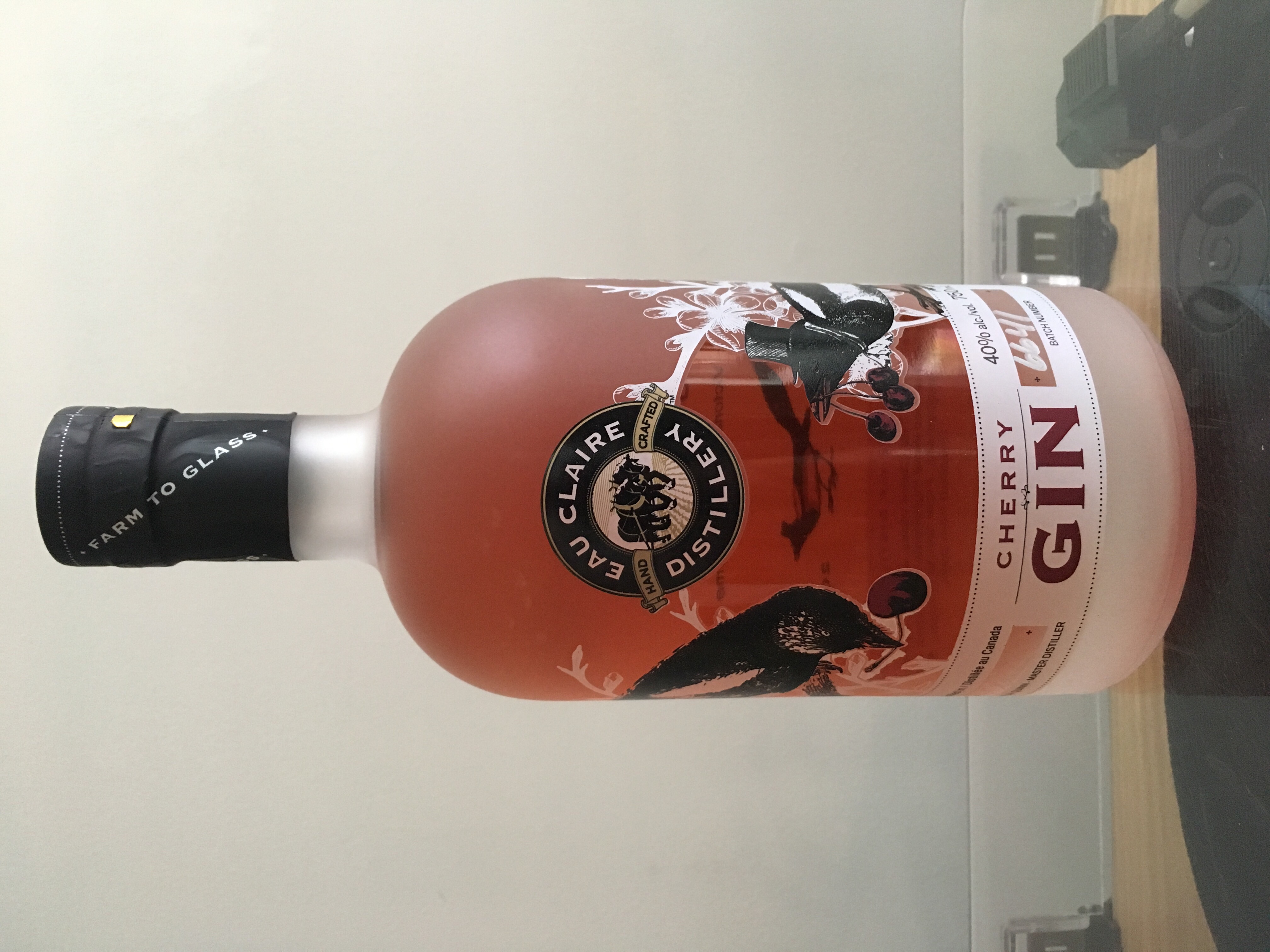 Eau Claire Distillery Cherry Gin