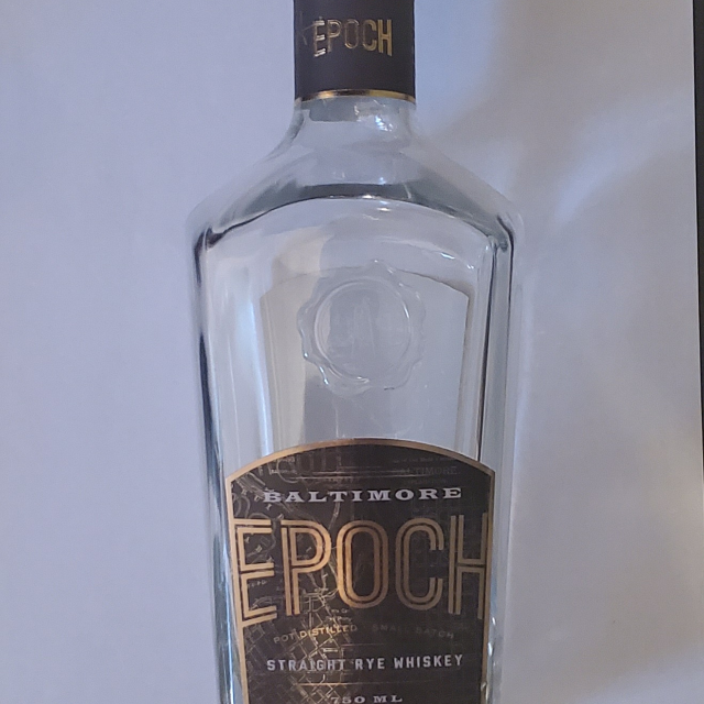 Baltimore Epoch Straight Rye Whiskey  Batch #1