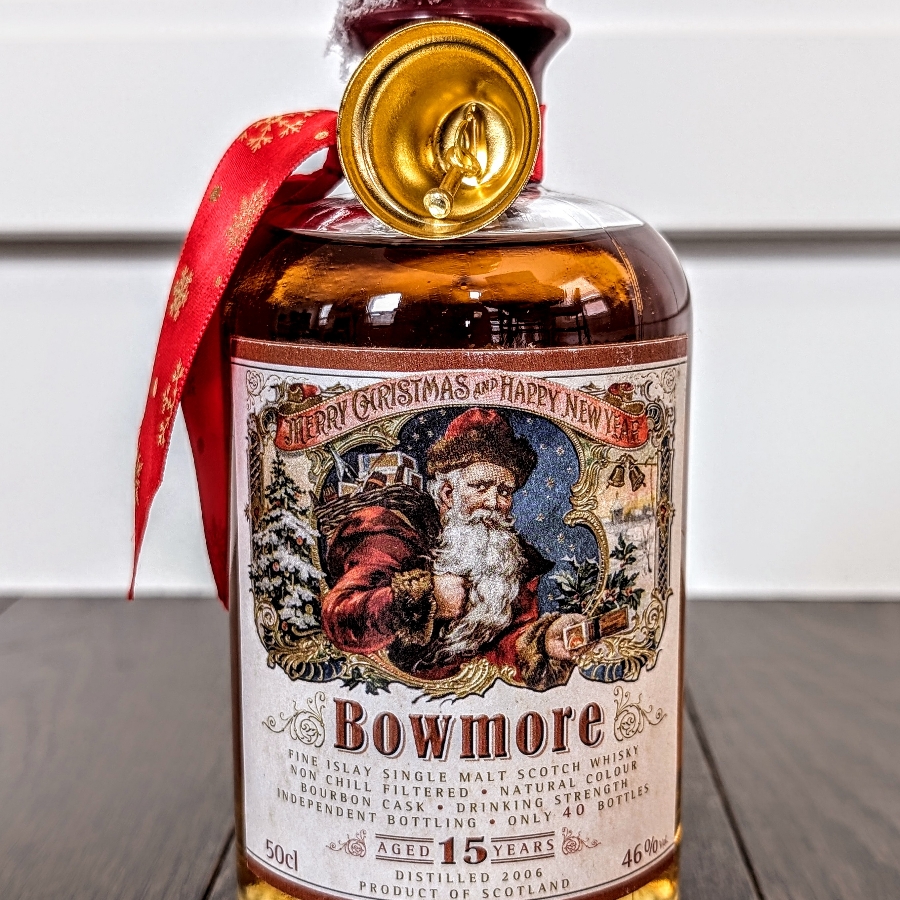 Jack Wiebers Bowmore 15 Year Single Malt Scotch Whisky (Christmas Edition)