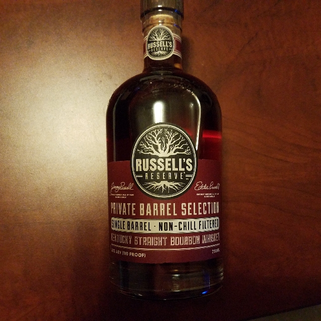 Russell's Reserve Private Barrel Selection, Spec's 20-0162