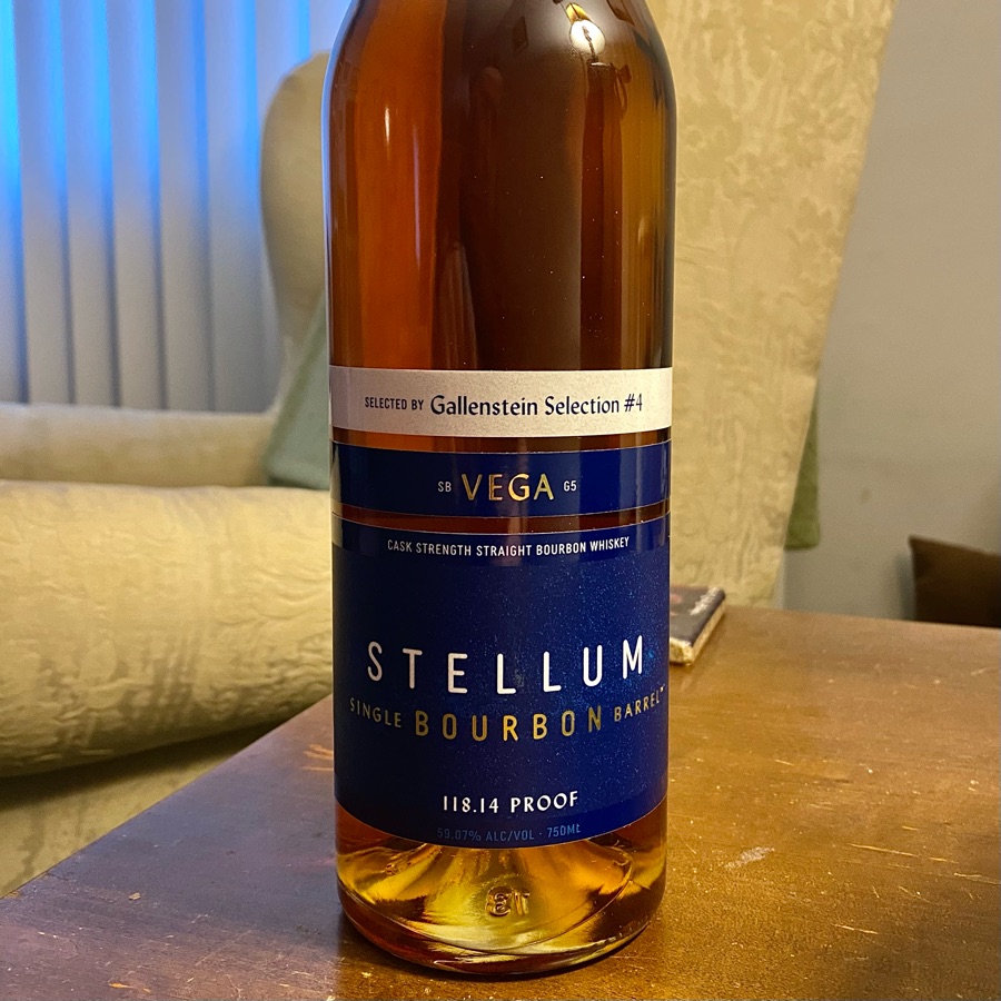 Stellum Single Barrel Bourbon (Gallenstein Selection #4) VEGA 2021 release