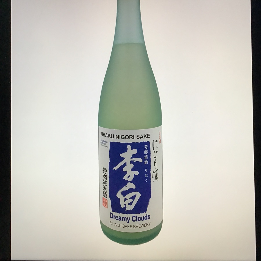 Rihaku Tokubetsu Junmai Nigori Sake Dreamy Clouds