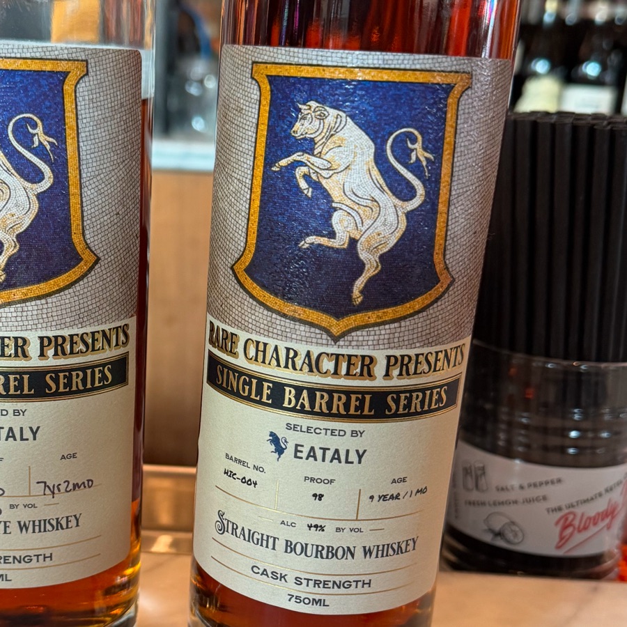 Rare Character Single Barrel Series Straight Bourbon Whiskey "Eataly Las Vegas"