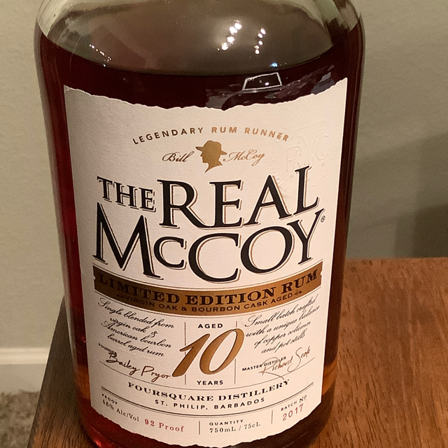 The Real McCoy 10 Year (2017 Virgin Oak Limited Edition)