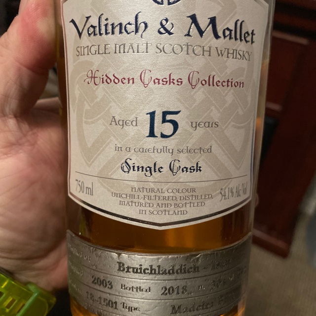 Valinch & Mallet Hidden Cask collection 15 year single cask