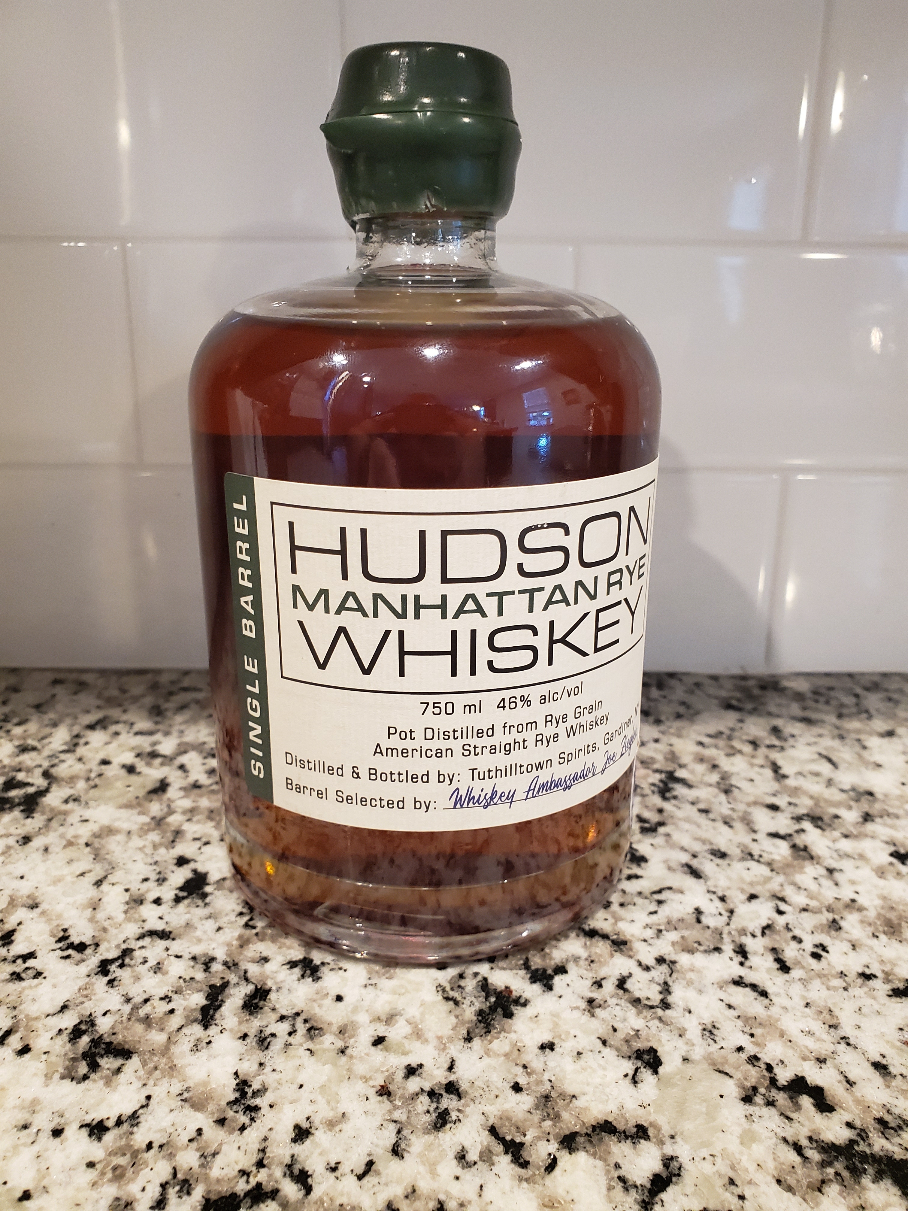 Hudson Manhattan Rye Single Barrel