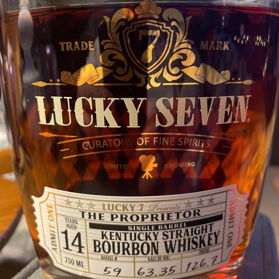 lucky seven 14 year the proprietor barrel #59