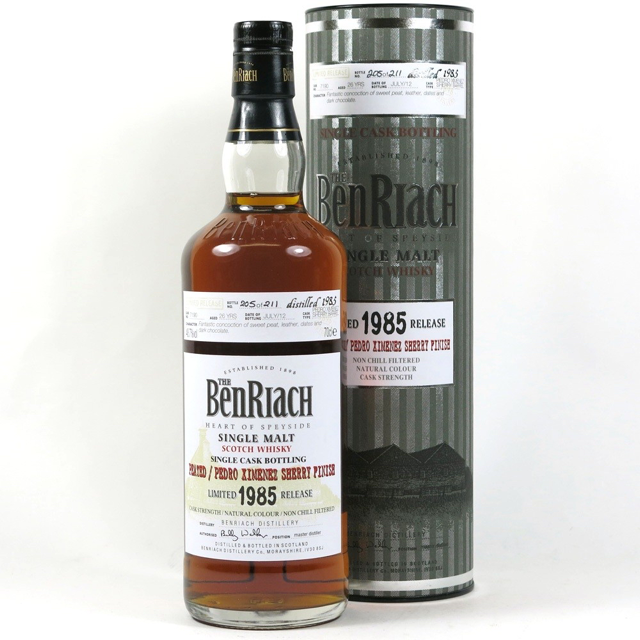 BenRiach 26 Year Old 1985 Peated Pedro Ximénez Cask Finish