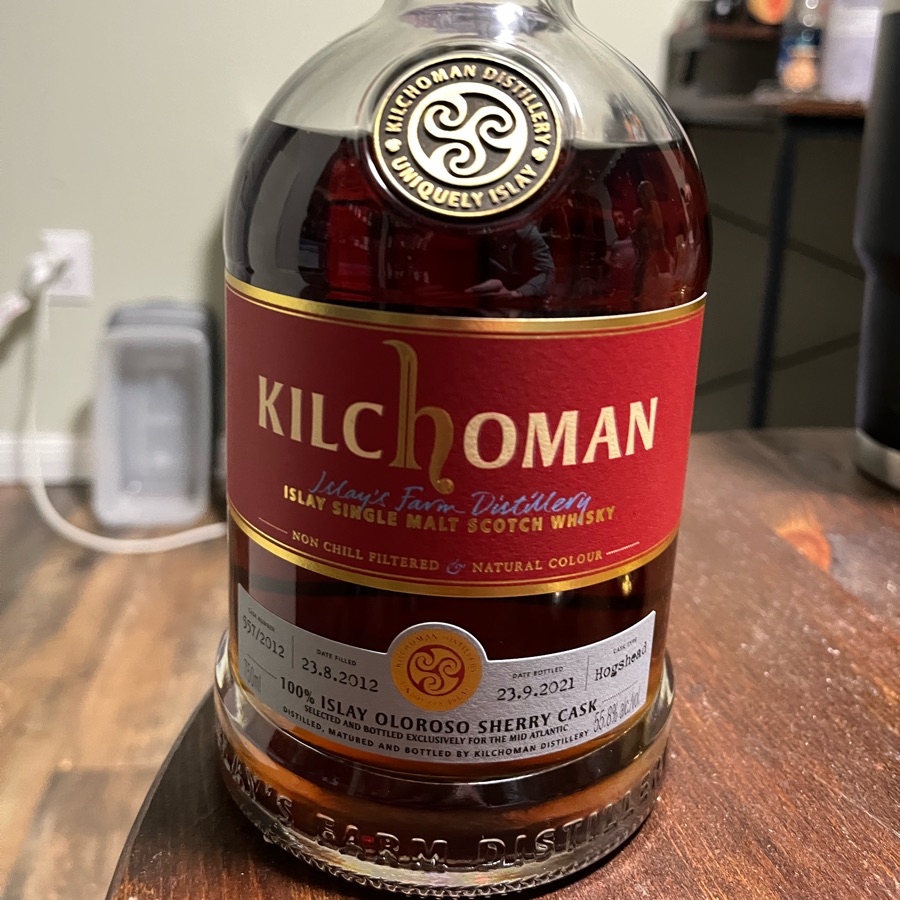Kilchoman 100% Islay Oloroso Sherry Cask