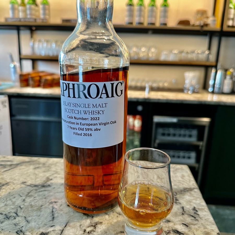 Laphroaig 7 year old, European Virgin Oak