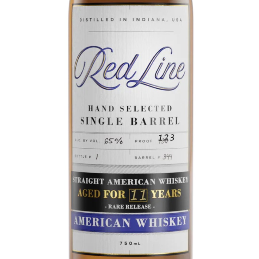 Red Line Single Barrel Straight American Whiskey - Aged 11 Years