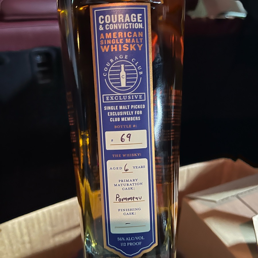 Virginia Distillery Co. Courage and Conviction Pommeau (Courage Club Exclusive)