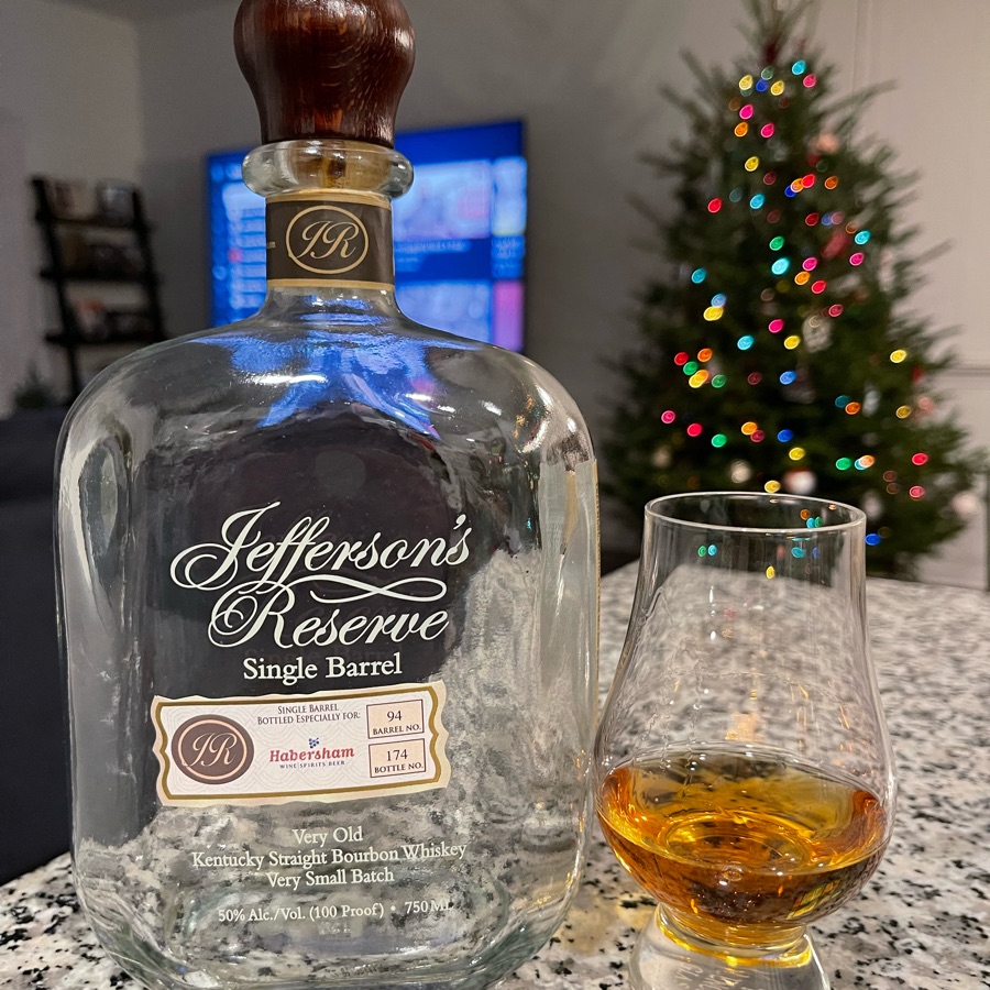 Jefferson's Reserve Single Barrel Habersham Store Pick