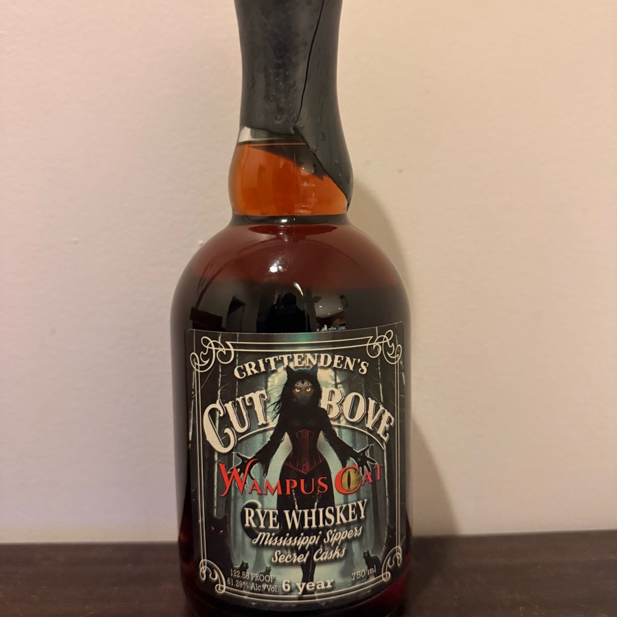 Crittenden's Cut Above Wampus Cat Rye Whiskey