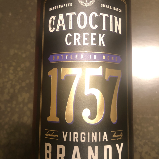 Catoctin Creek BIB 1757 Brandy XO