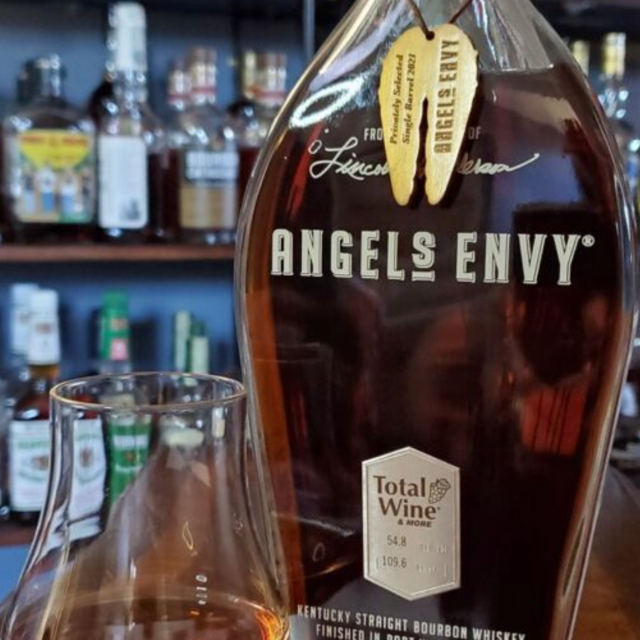 Angel's Envy Private Selection Single Barrel Bourbon Finished in Port Wine Barrels (Total Wine, 2021)