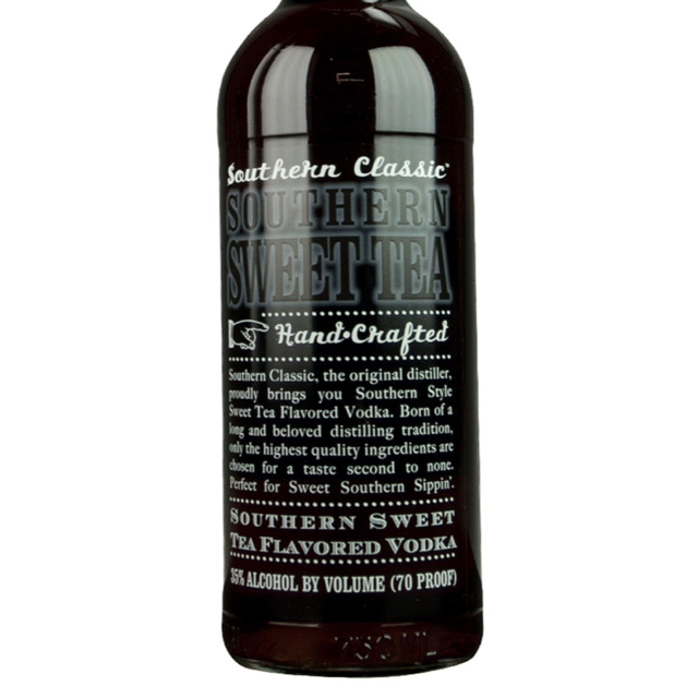 Southern sweet tea vodka