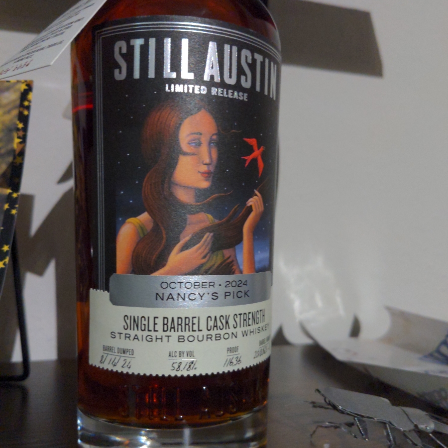 Still Austin Single Barrel Cask Strength, Nancy's Pick - October 2024