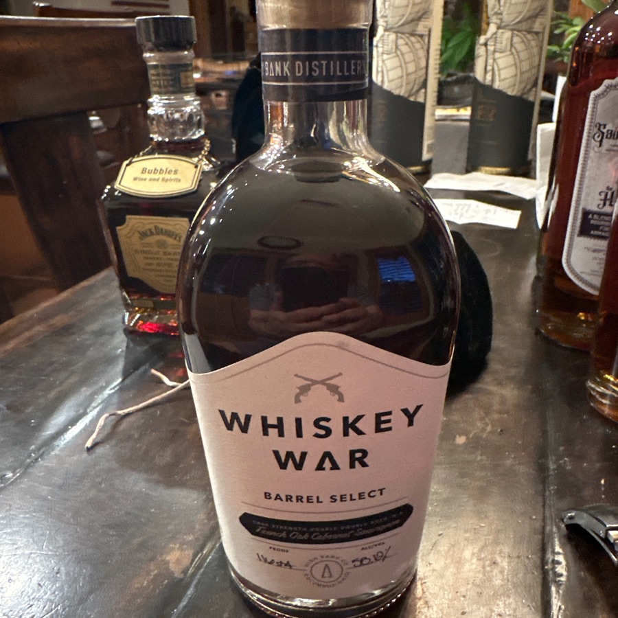 High Bank Whiskey War Barrel Select "Secret Sauce" Double Double Oaked in French Oak Cabernet Sauvignon Casks - selected by Seelbach's