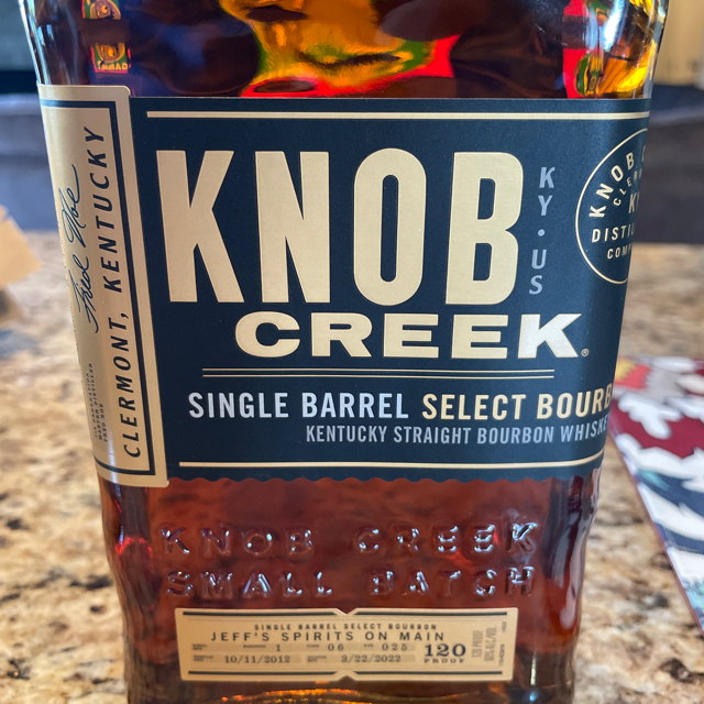 Knob Creek SB Select (Jeffs Spirits on Main) 2022