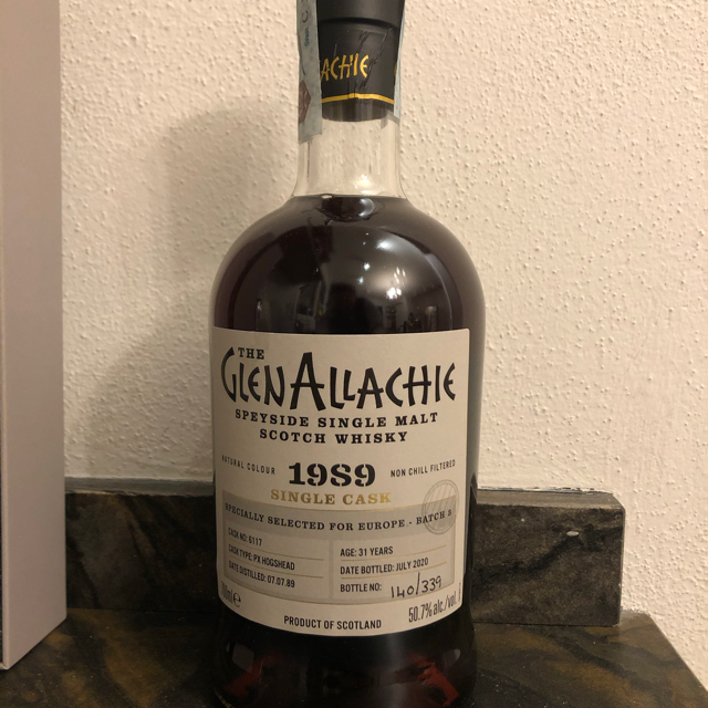 Glenallachie Single Cask 31 year old 1989 Cask #6117