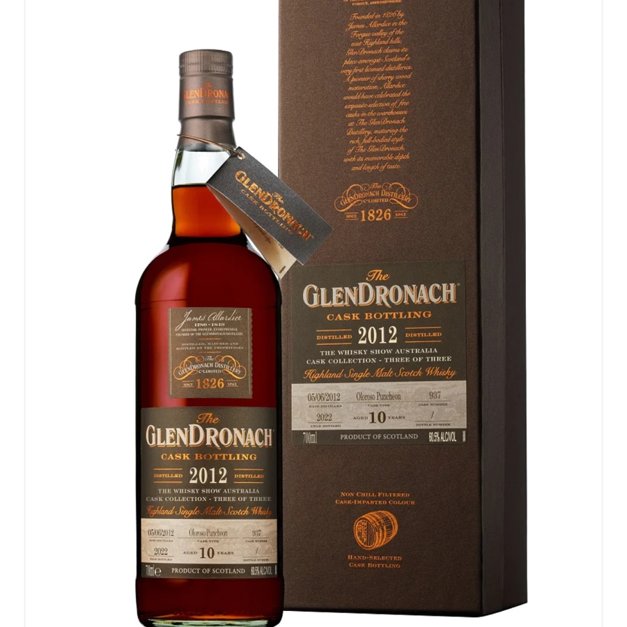 GlenDronach 2012 The Whisky Show Exclusive 10 Year Old Single Cask