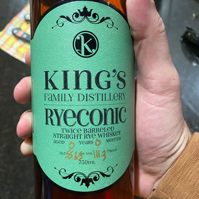 King's Family Distillery Ryeconic